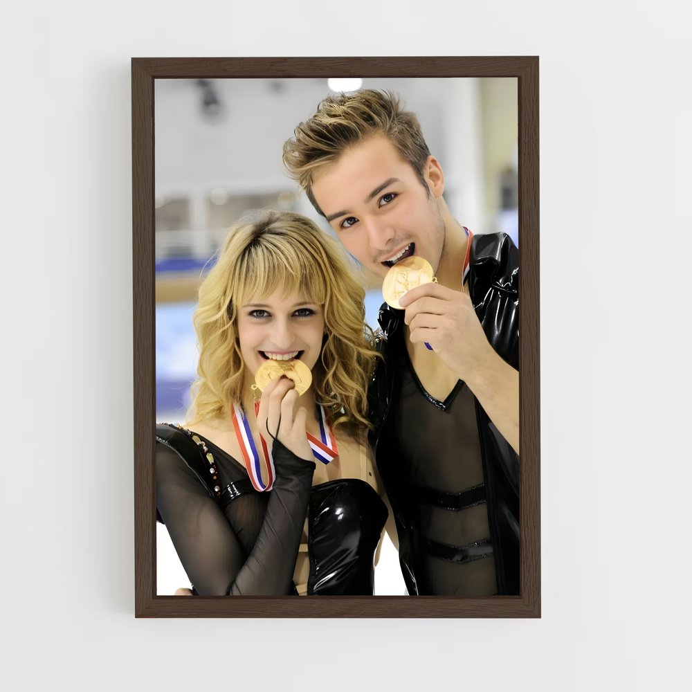 Poster Médaillés de l'Amour – affiche Patinage artistique (vue 5)